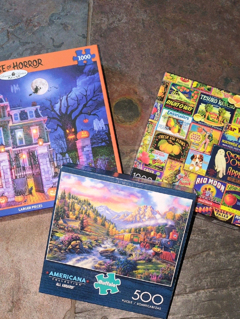 3 Used Puzzles